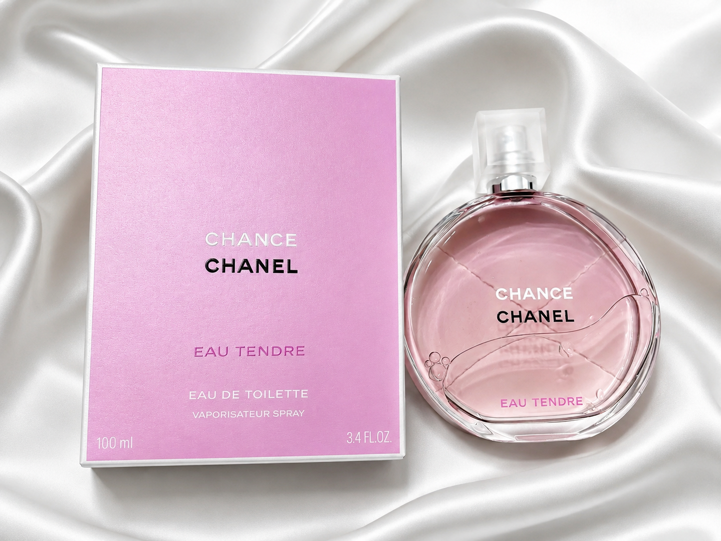 CHANEL CHANCE EAU TENDRE Eau de Toilette Spray 3.4 oz / 100 ml – New in Box